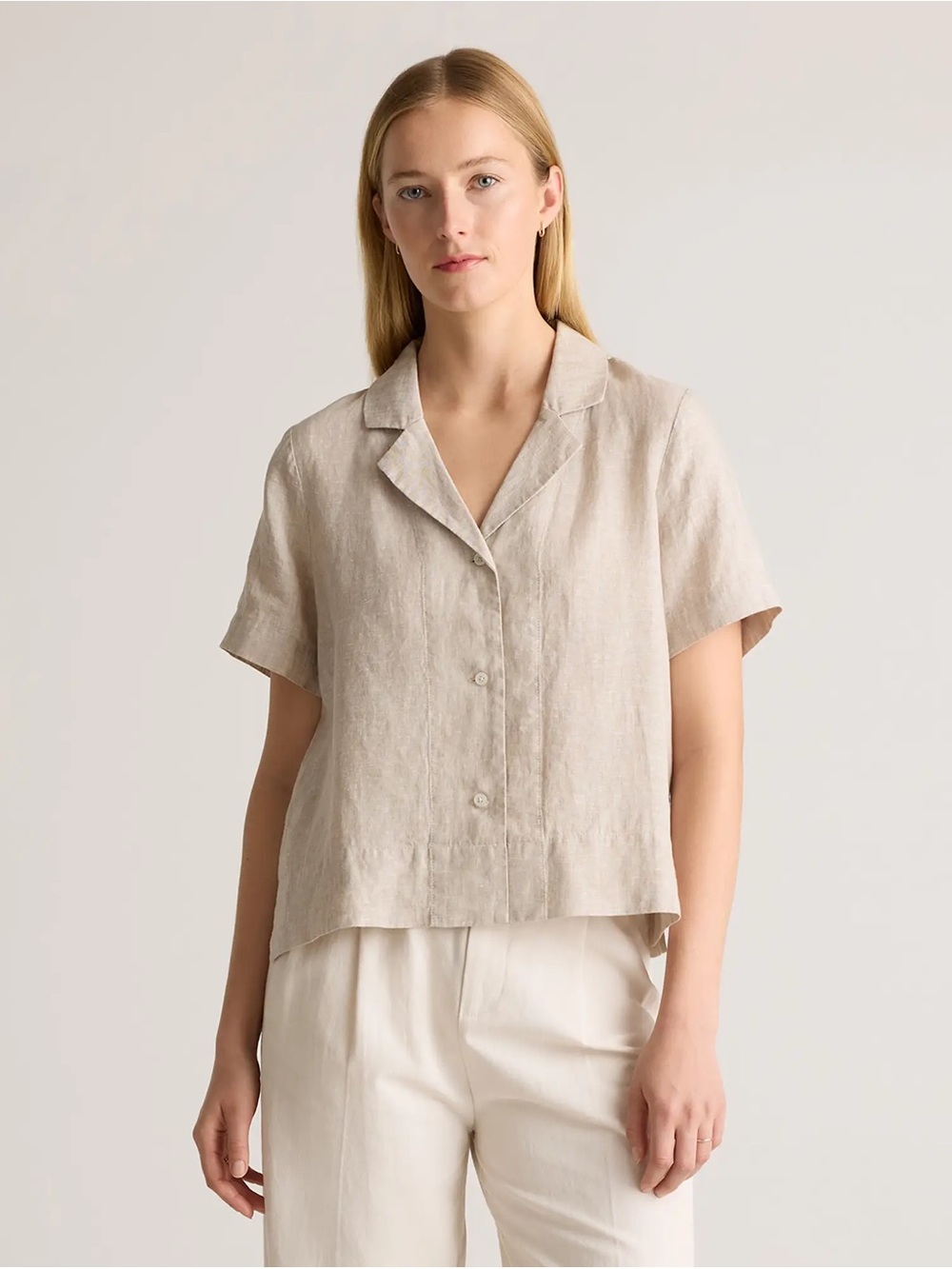 Quince Linen Short Sleeve Shirt - Picture 2 of 6